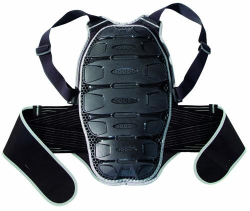 Paraschiena Faschia Protezione Omologata Livello 2 Scooter Moto Quad Custom Nero