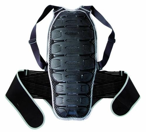 Paraschiena Faschia Protezione Omologata Livello 2 Moto Scooter Custom Quad Nero