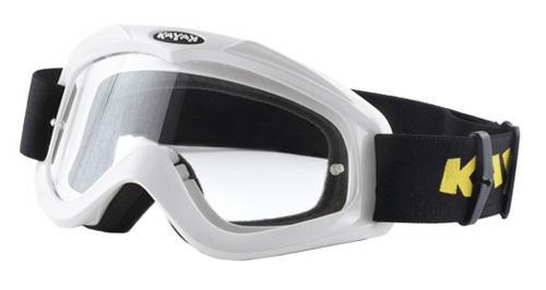 Maschera Occhiali Casco Moto Cross Offroad Enduro Motard Sci Snowboard  Bianco