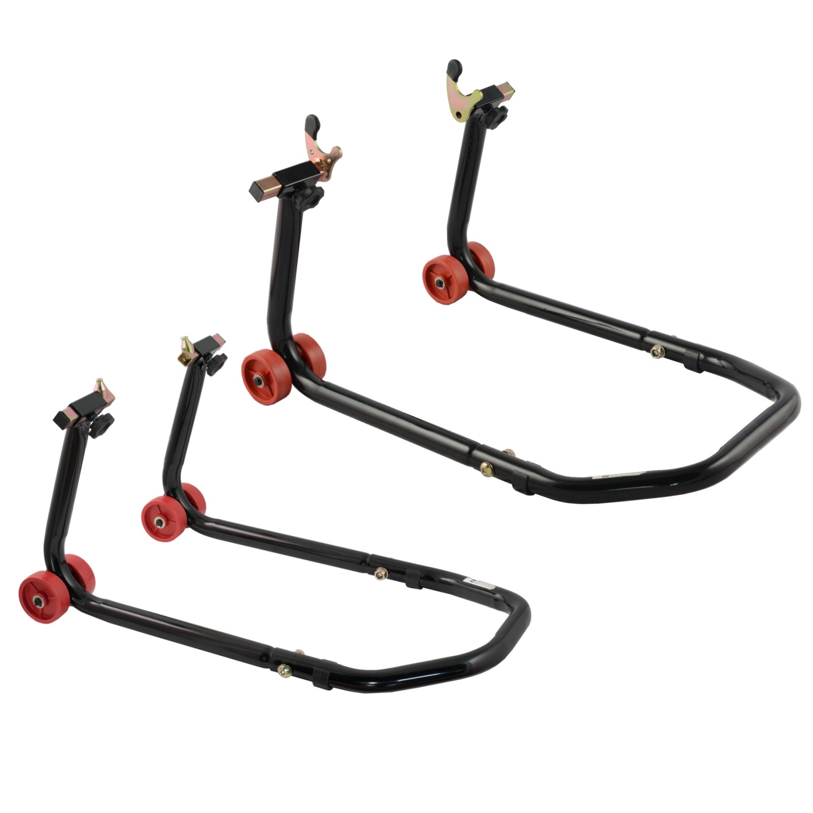 M-7557-CM-7574-A-Pro-Cavalletto-Anteriore-Posteriore-Front-Rear-Stand-Moto-Motorcycle-Sonic-Moto-Fork