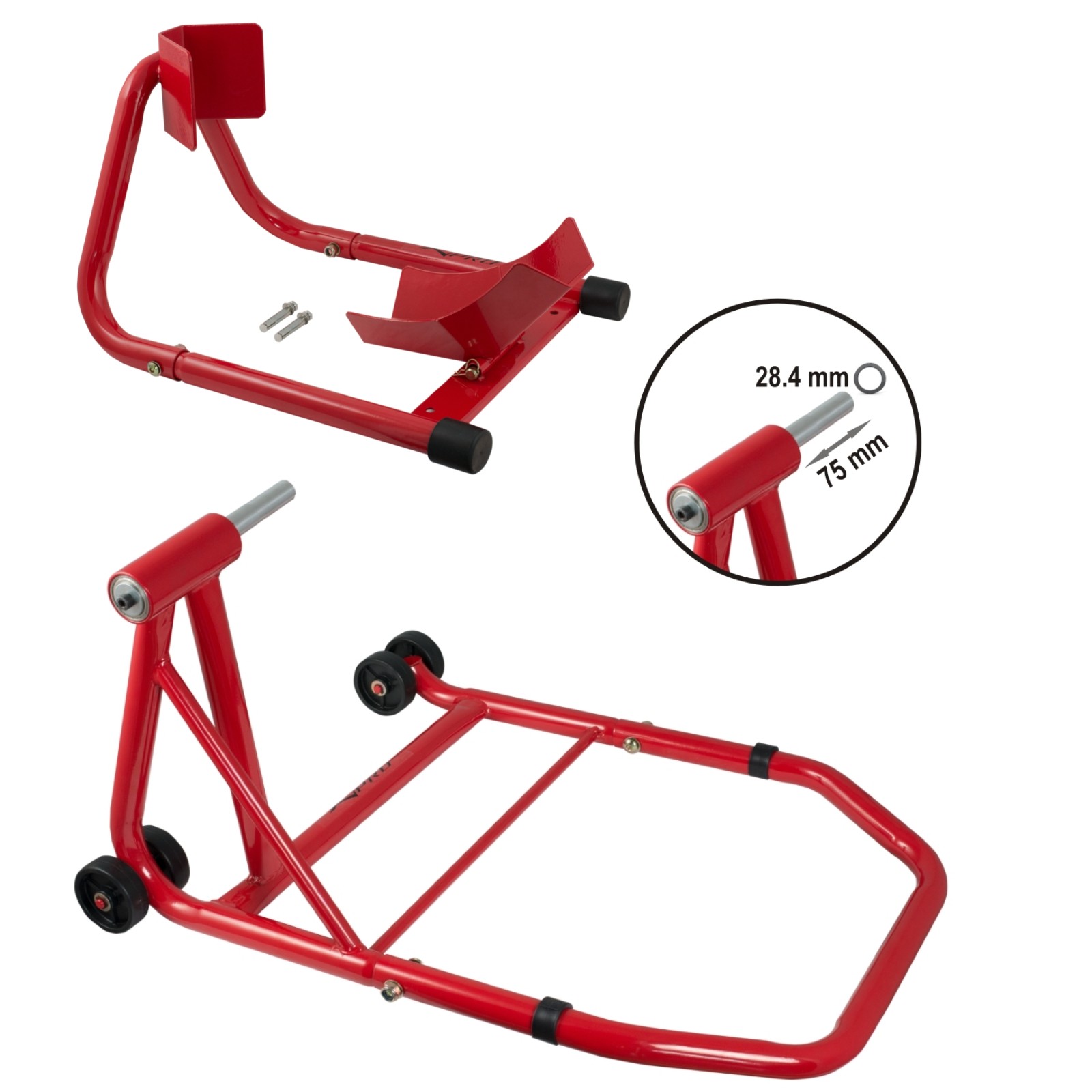 CM7600-CM7561RED-CR7210CHRO A-PRO Motorbike Paddock Stand Swing Arm Rear motorbike sonicmotoshop