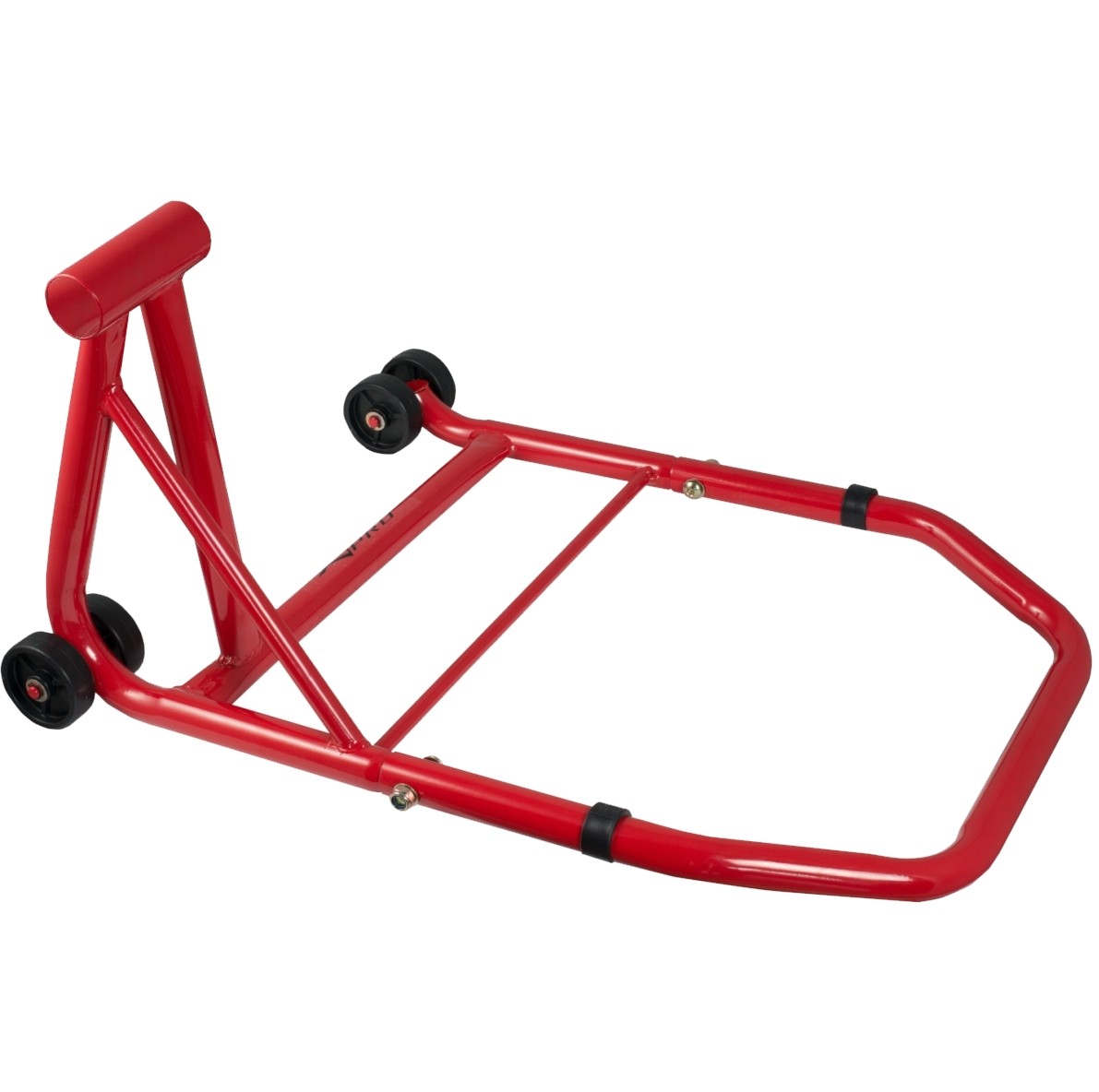 A-PRO Cavalletto Monobraccio Moto Anteriore Rosso Universale Metallo Rosso sonicmotoshop