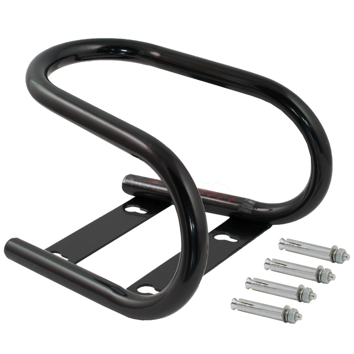 A-PRO Cavalletto Blocca Ruota Moto Anteriore Nero Universale Metallo Nero sonicmotoshop