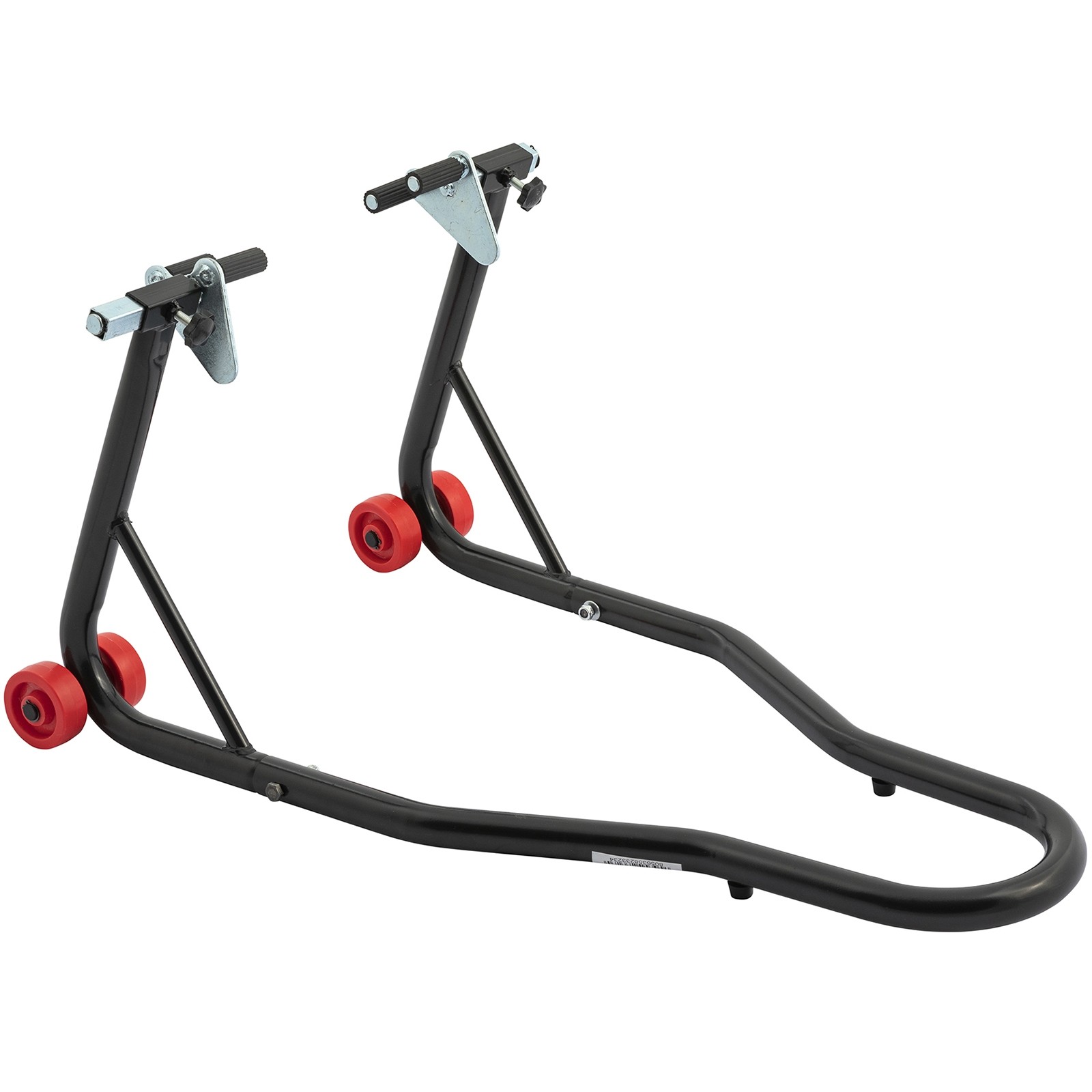 Cavalletto Anteriore Alza Solleva Moto Regolabile Universale 4 Ruote Nero