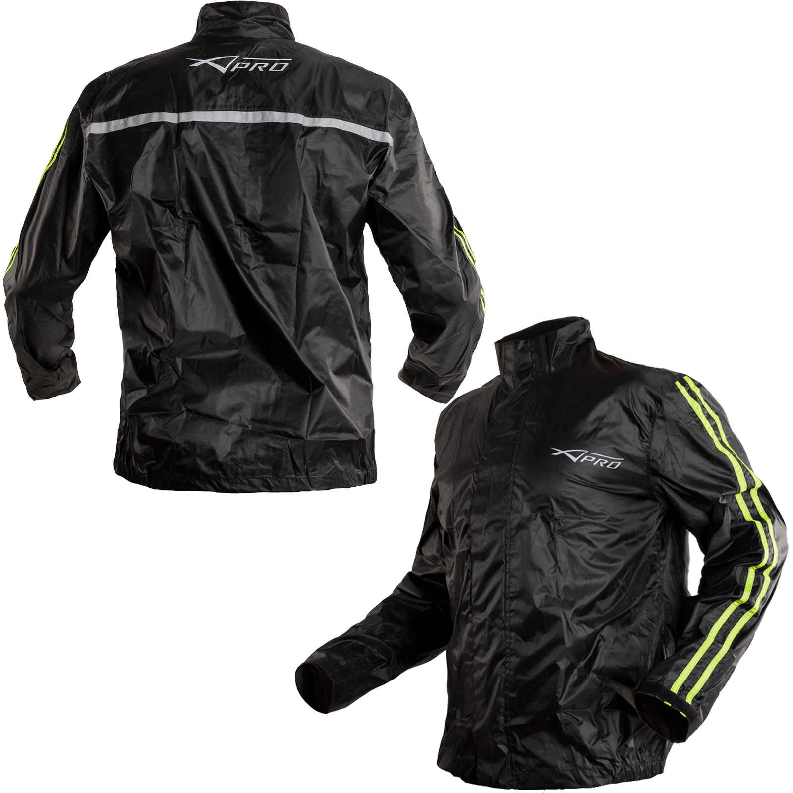 Abbigliamento Moto e Accessori - Giacca Tuta Antipioggia Moto Impermeabile  Antiacqua Antivento Fluo