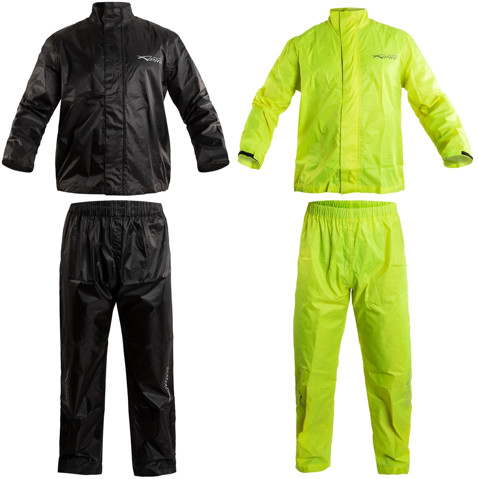 Waterproof-Jacket-Motorbike-Motorcycle-Trouser-Over-2pcs-Rain-Suit-Scooter-Composit
