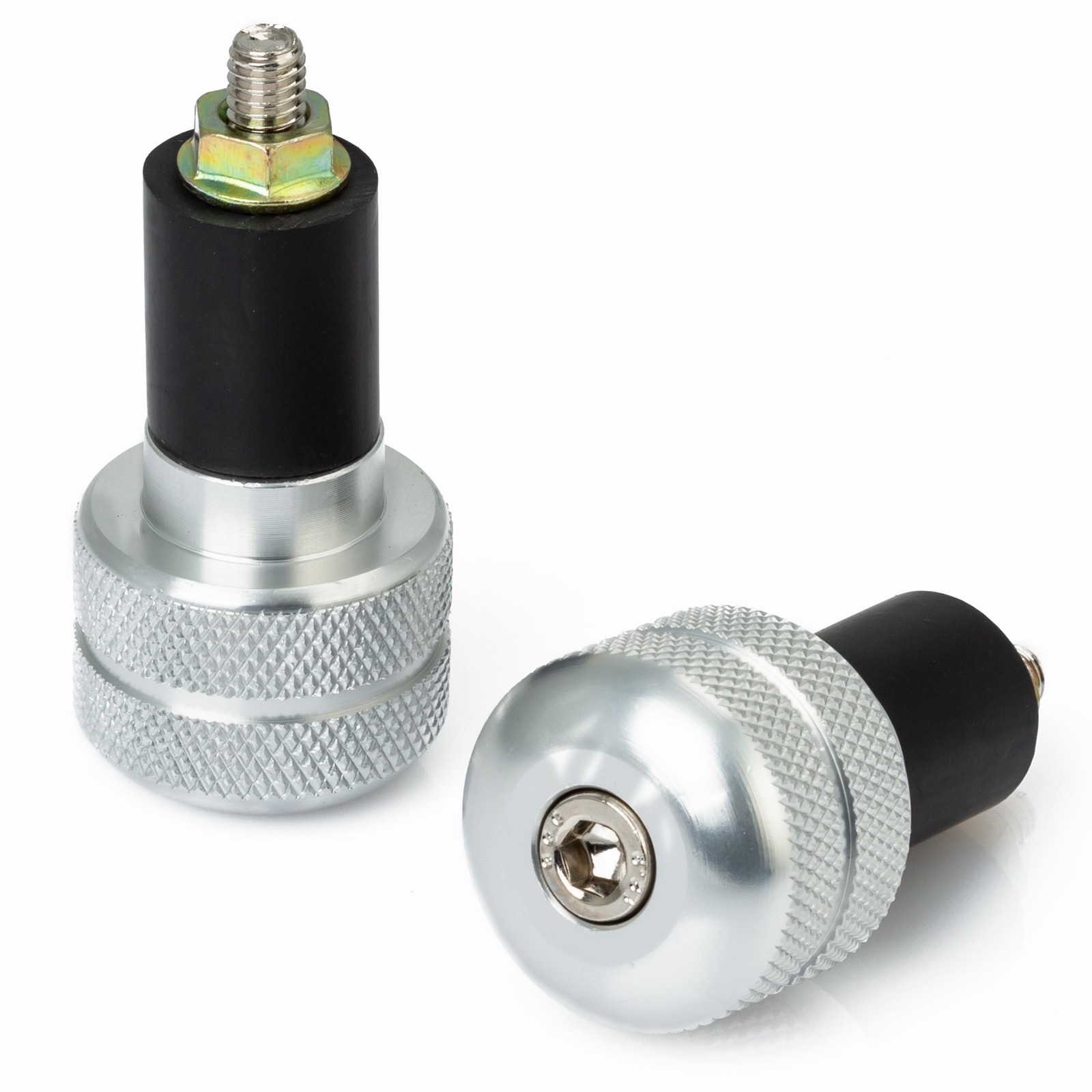 Contrappesi Stabilizzatori Manubrio Bilancieri Universali Moto Scooter Cromo