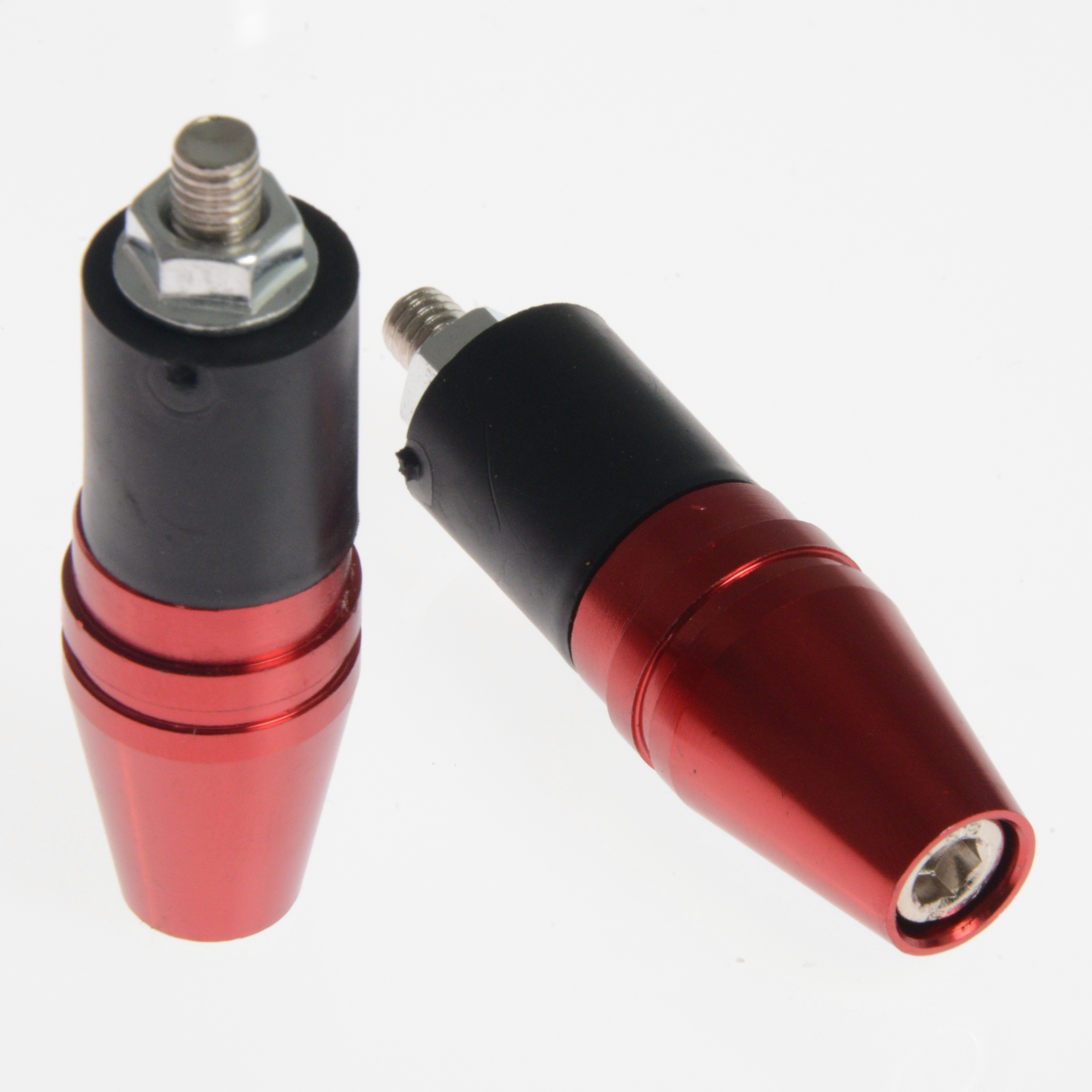 Stabilizzatori Contrappesi Bilancieri Manubrio Moto Scooter Universali  Rosso