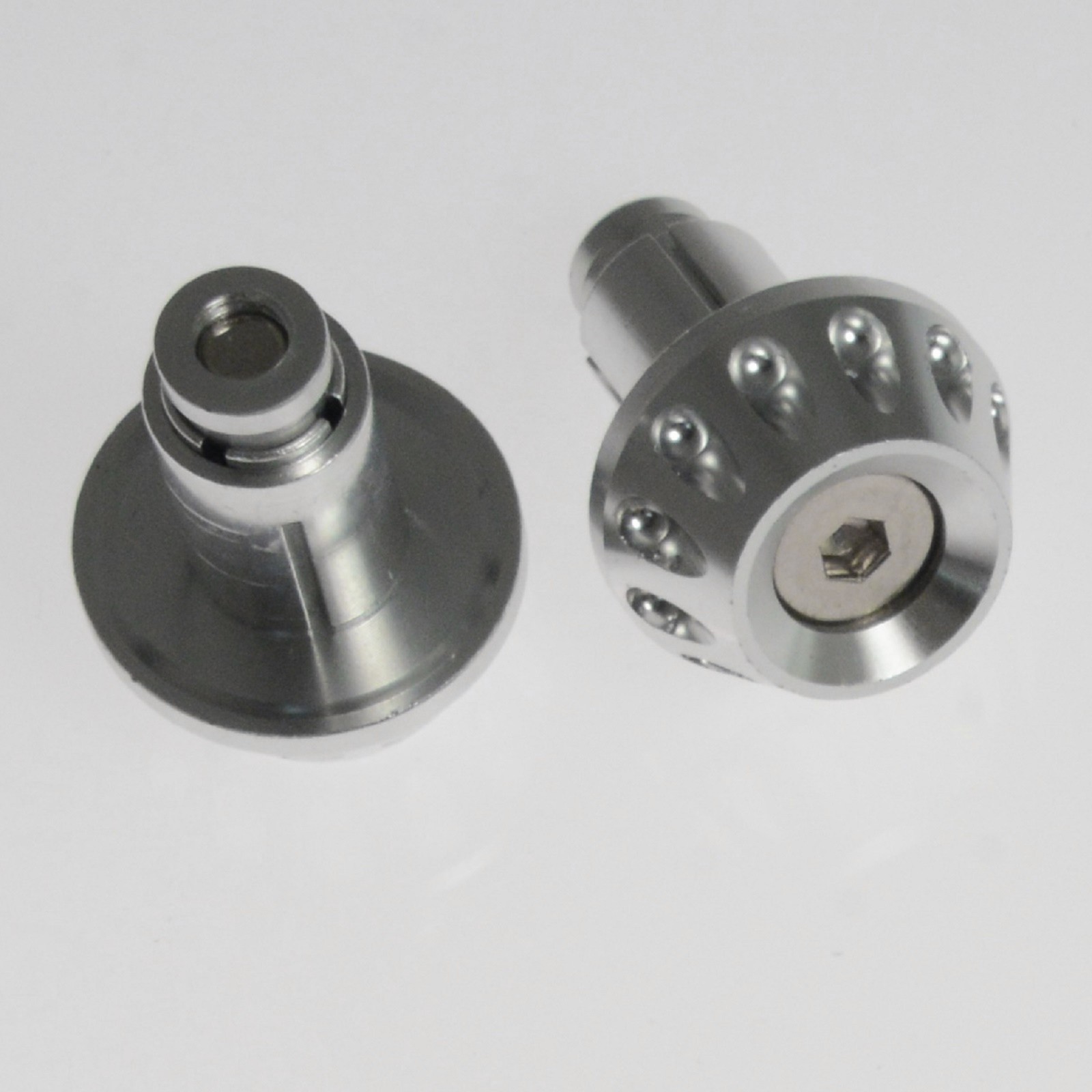 Contrappesi Manubrio Stabilizzatori Bilancieri Scooter Moto Universali  Cromo