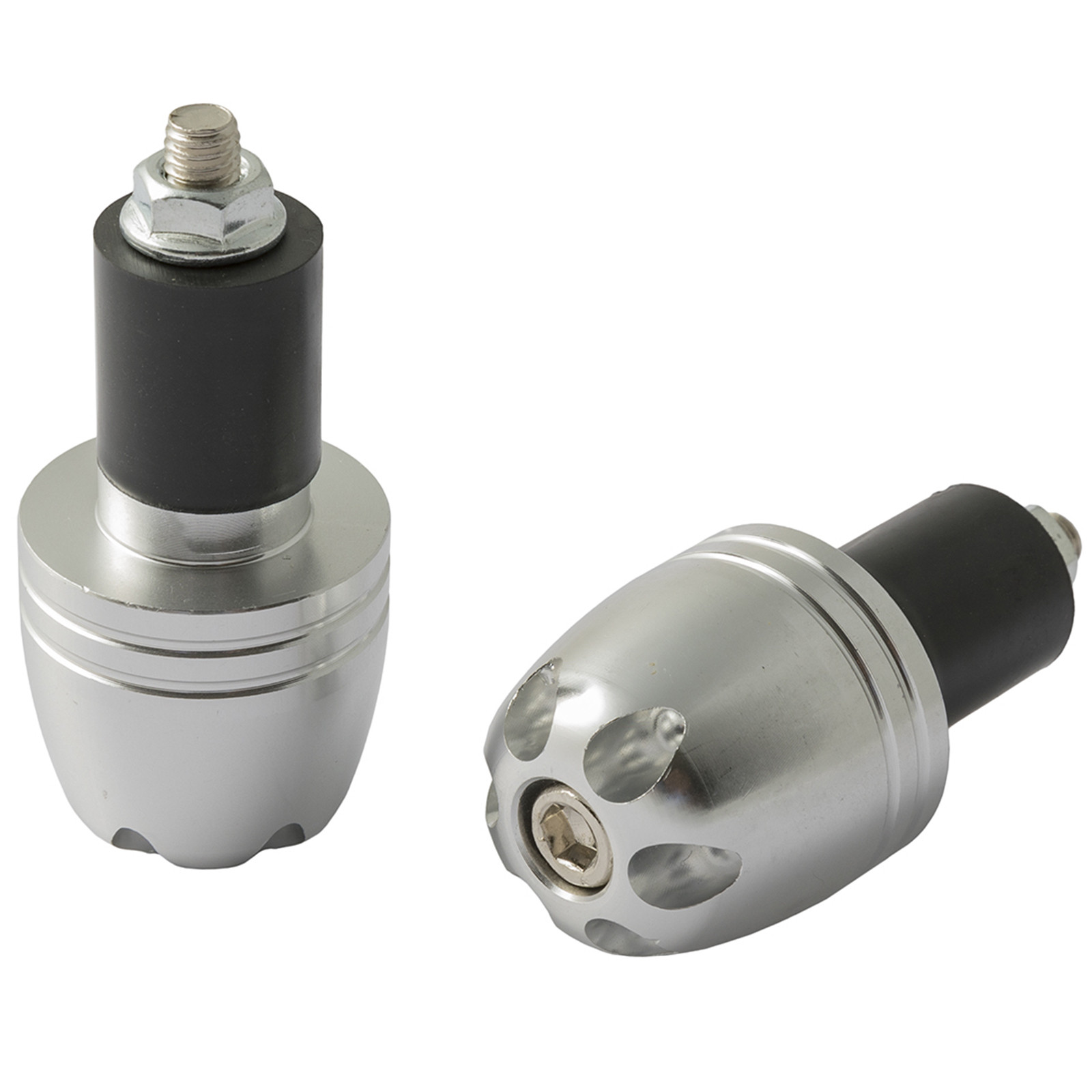 Contrappesi Manubrio Moto Scooter Stabilizzatori Accessori Universali Cromo