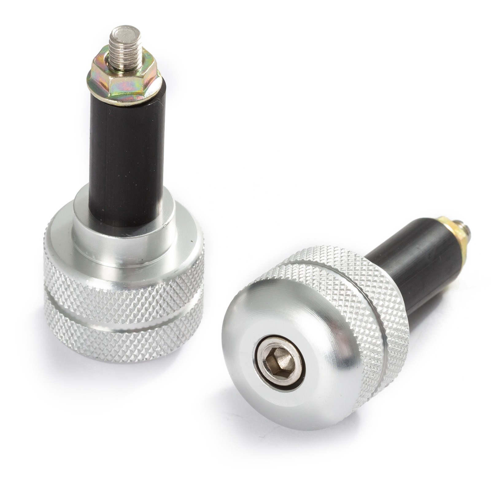 CP2219-A-Pro-Bar-Ends-Contrappesi-Sonic-Moto-Silver-Argento