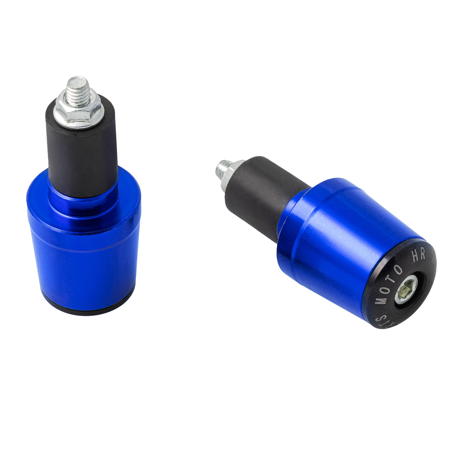 Contrappesi Manubrio Moto da 18mm a 22mm Universale Moto Scooter Rosso