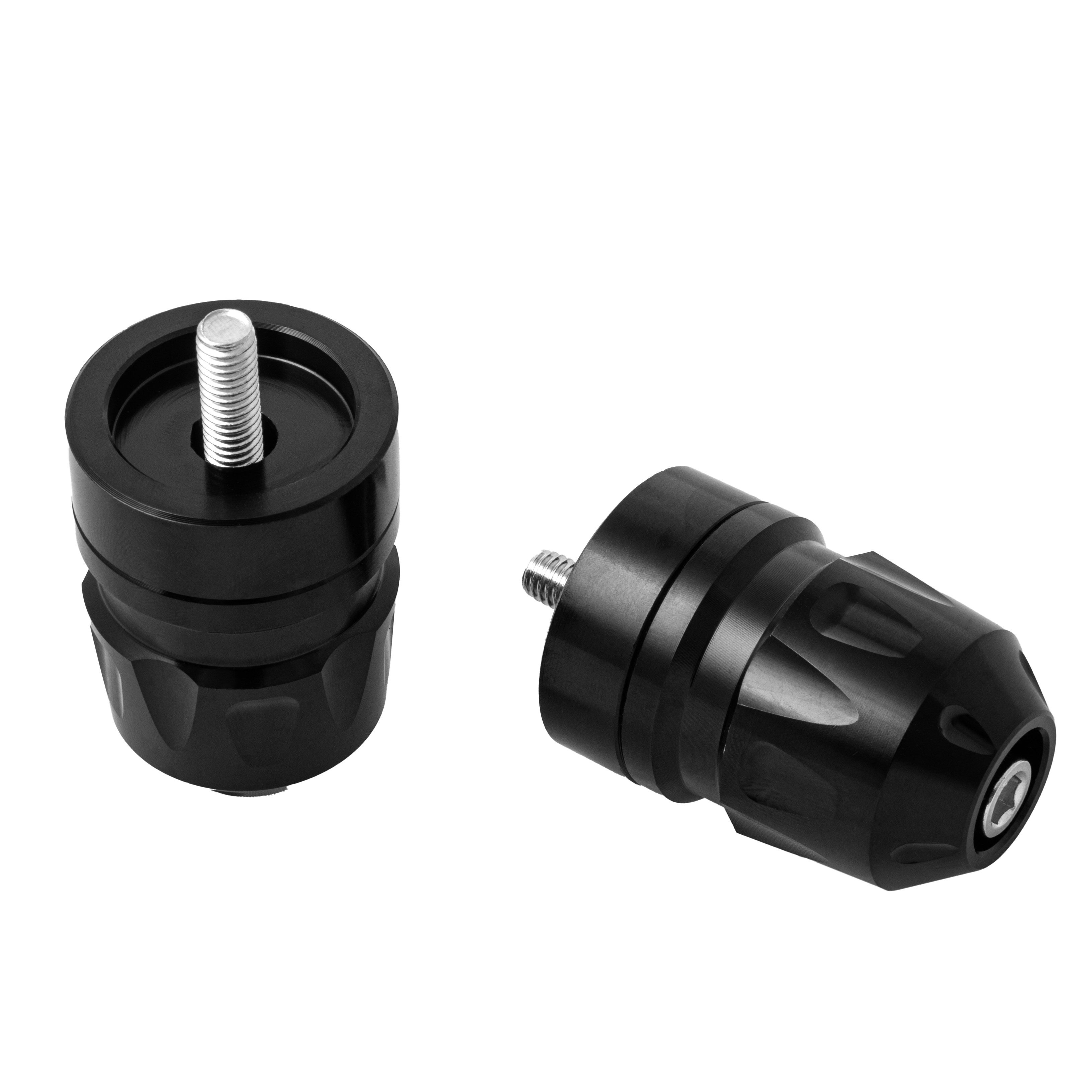 Contrappesi Manubrio Moto da 18mm a 22mm Universale Moto Scooter nero