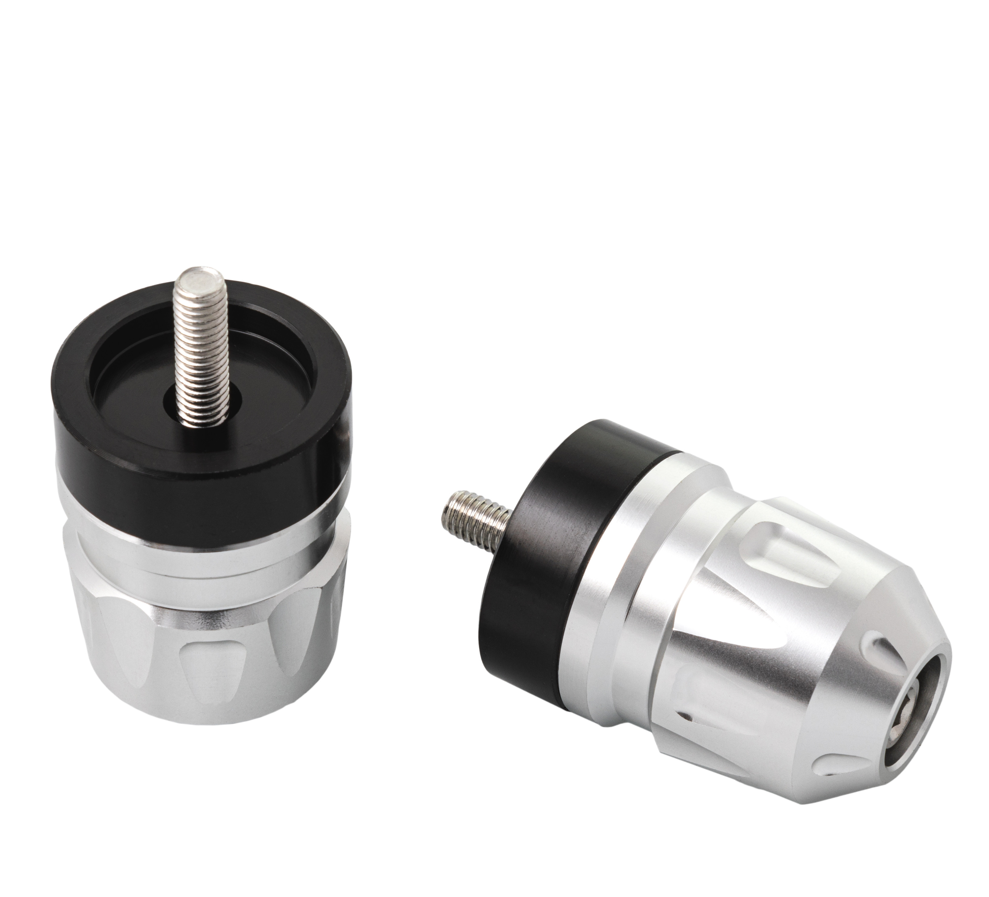 Contrappesi Manubrio Moto da 18mm a 22mm Universale Moto Scooter CROMO