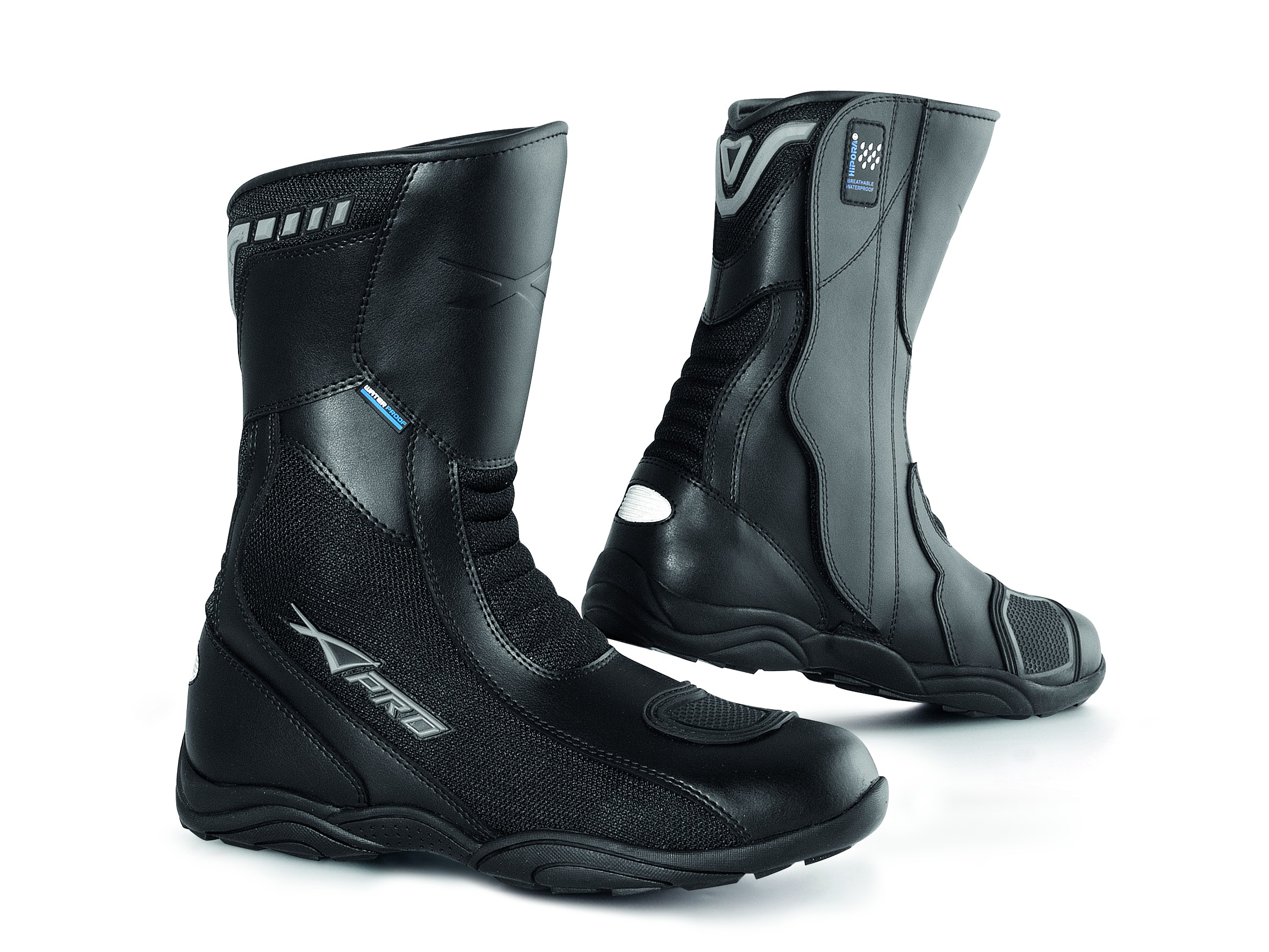 Abbigliamento Moto e Accessori Stivale Pelle Cuoio Moto Touring Sport Membrana Traspirante Impermeabile
