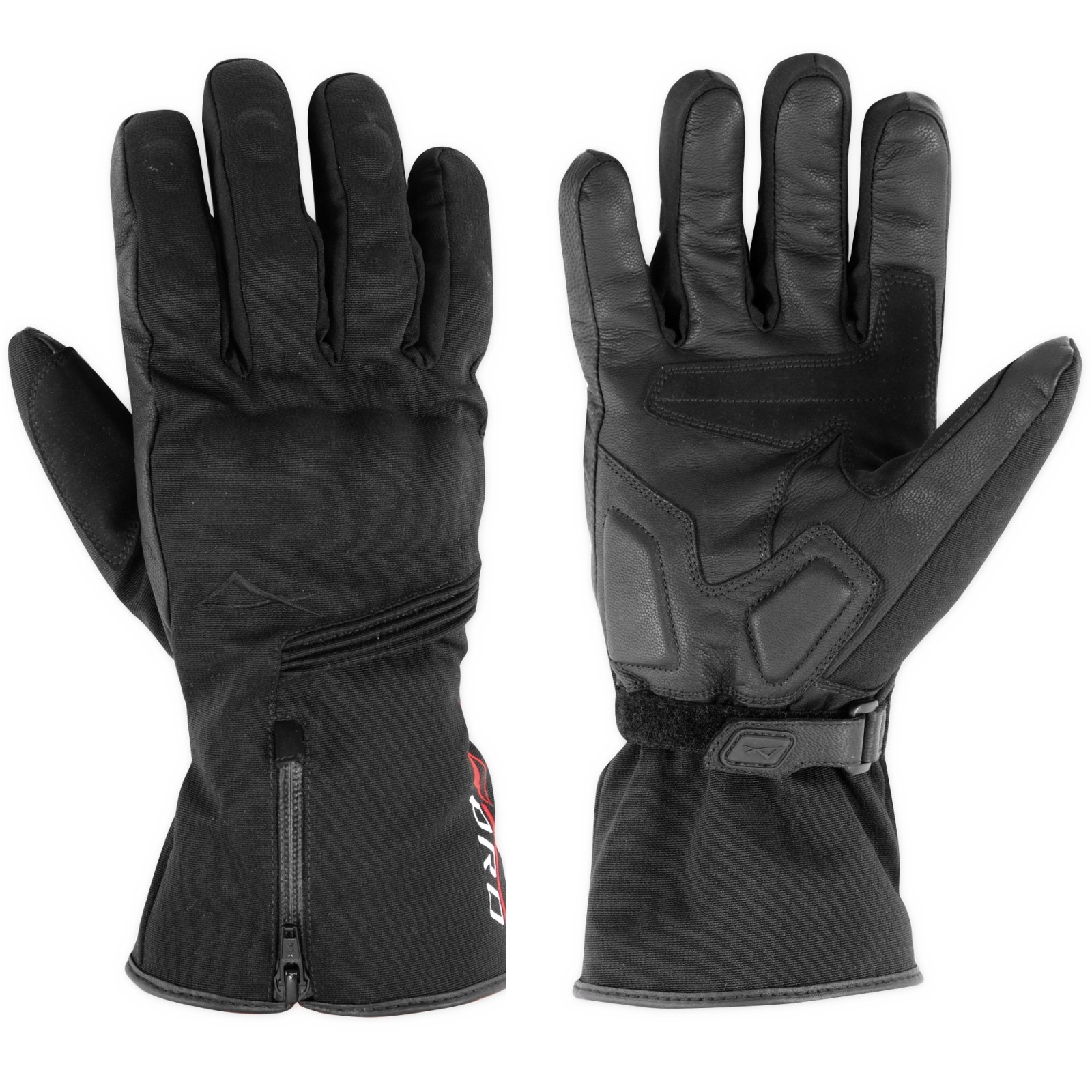 Guanto Impermeabile Foderato Cordura Invernale Pelle Tessuto Protezioni