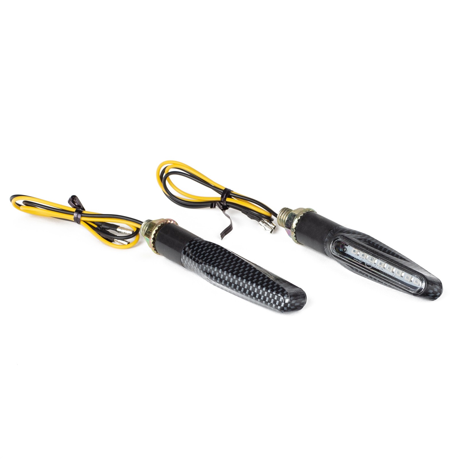 A-Pro Segnalatori Design Omologati Indicatori Moto Frecce Direzione 12V Carbonio