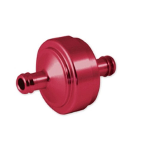 Filtro Benzina Moto Kart Custom Scooter Auto Lavabile Motori Rasaerba Rosso