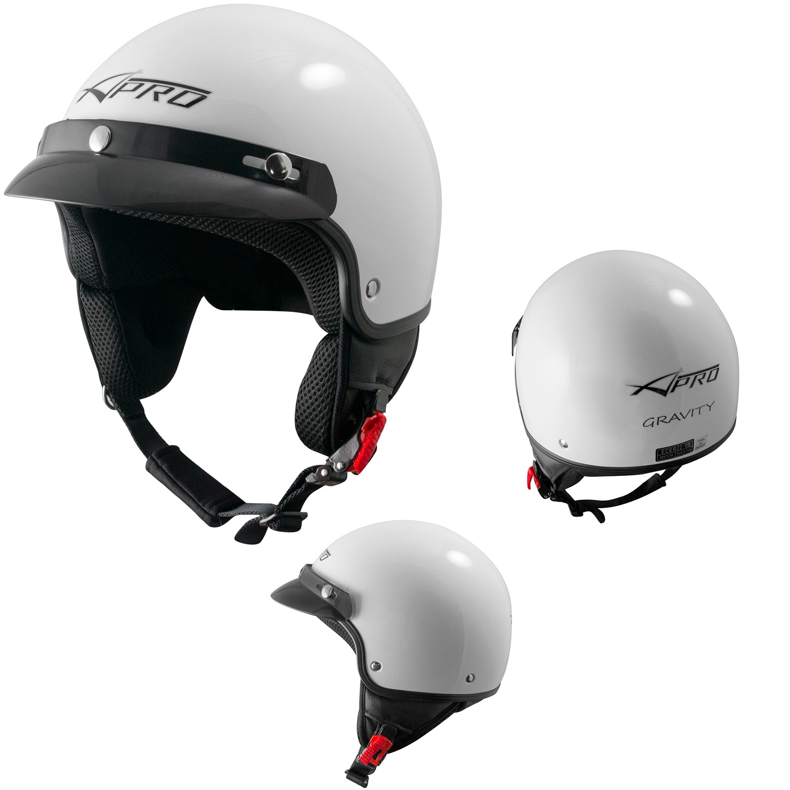 Helmet Peak. Крепления визора для шлемов PROBIKER Demi-Jet Fiber/2,.