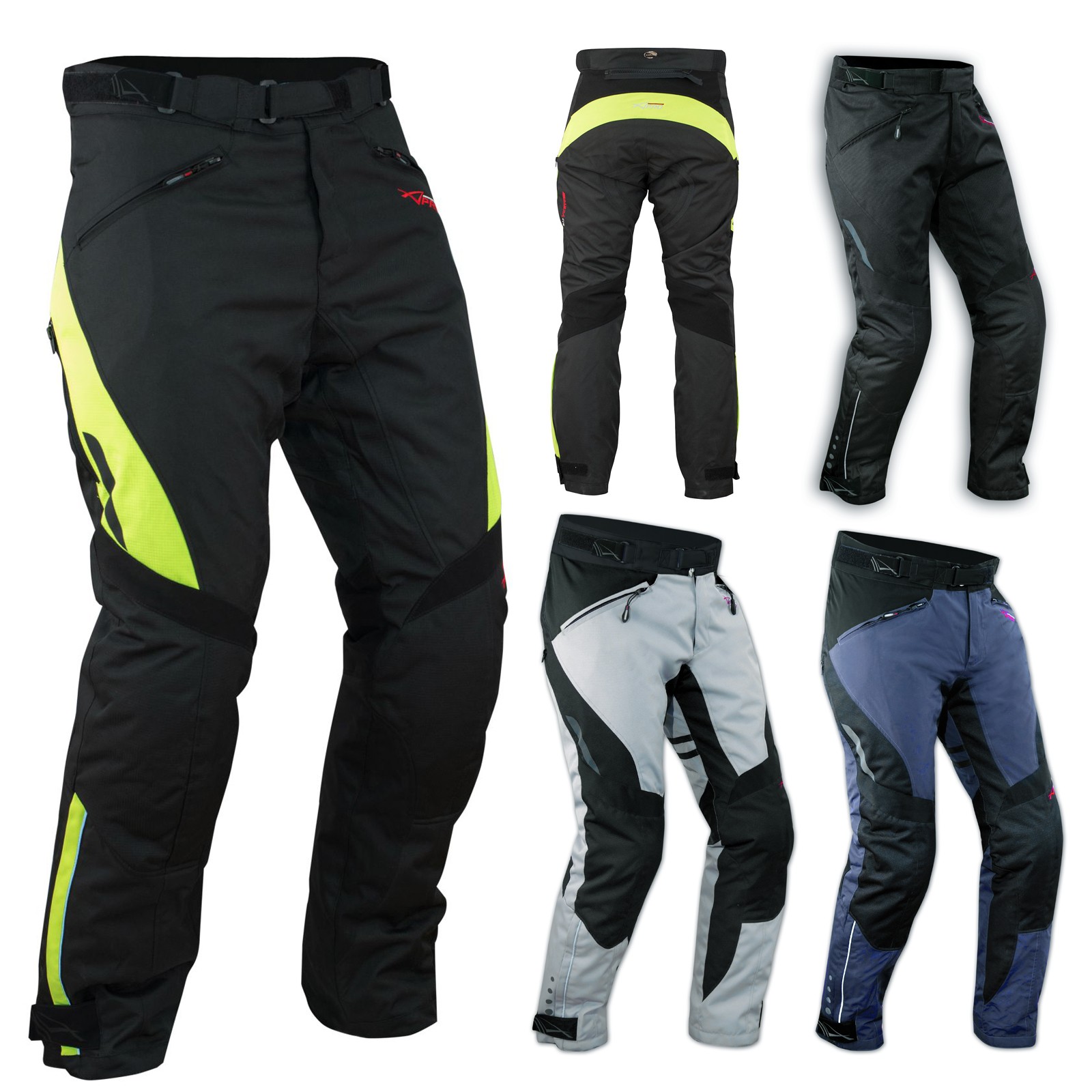 Abbigliamento Moto e Accessori - Pantaloni Impermeabile Moto Imbottitura  Termica Estraibile Traspirante Cordura