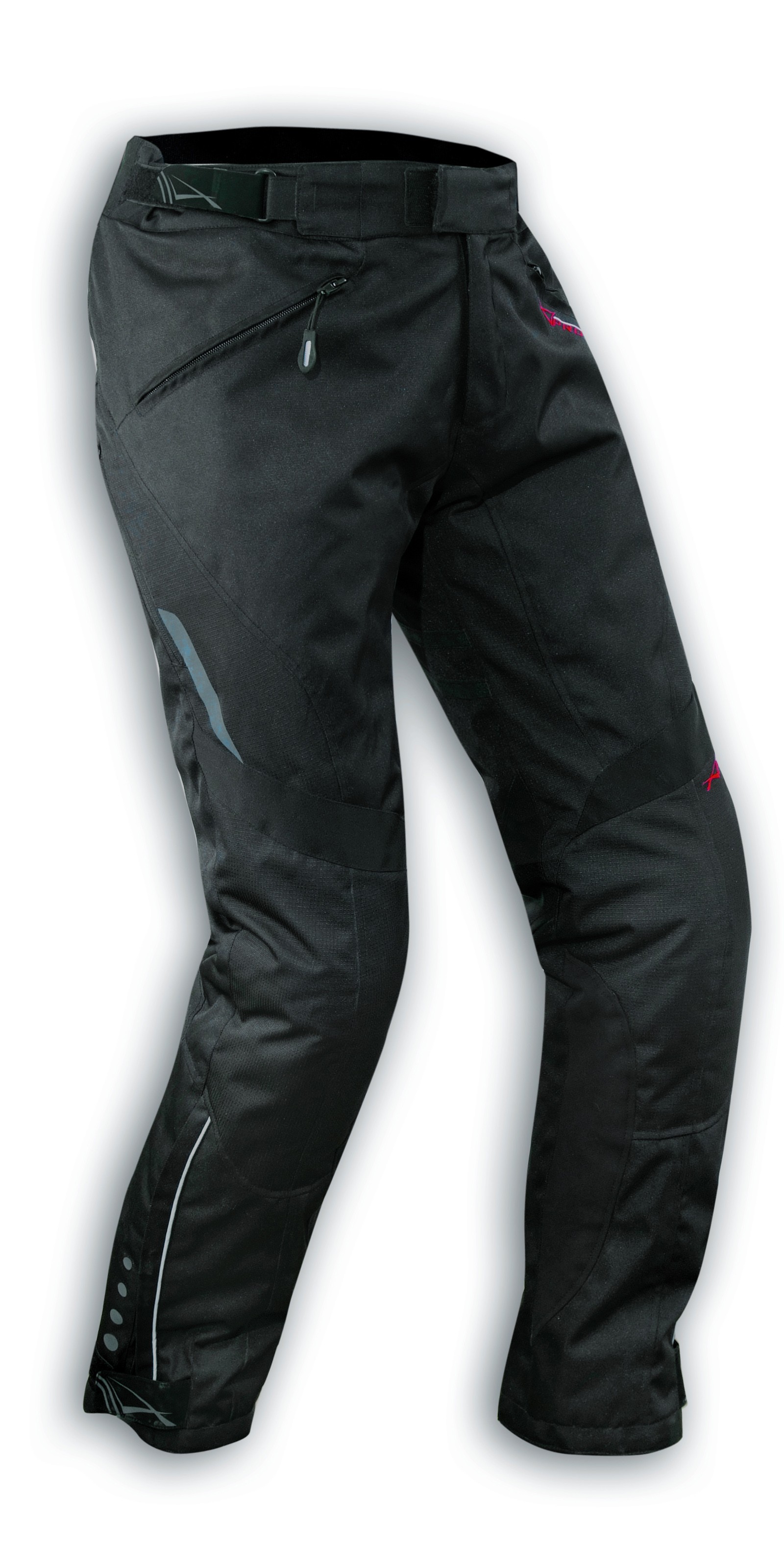 Pantaloni Donna Lady Impermeabile Moto Imbottitura Termica Estraibile Nero