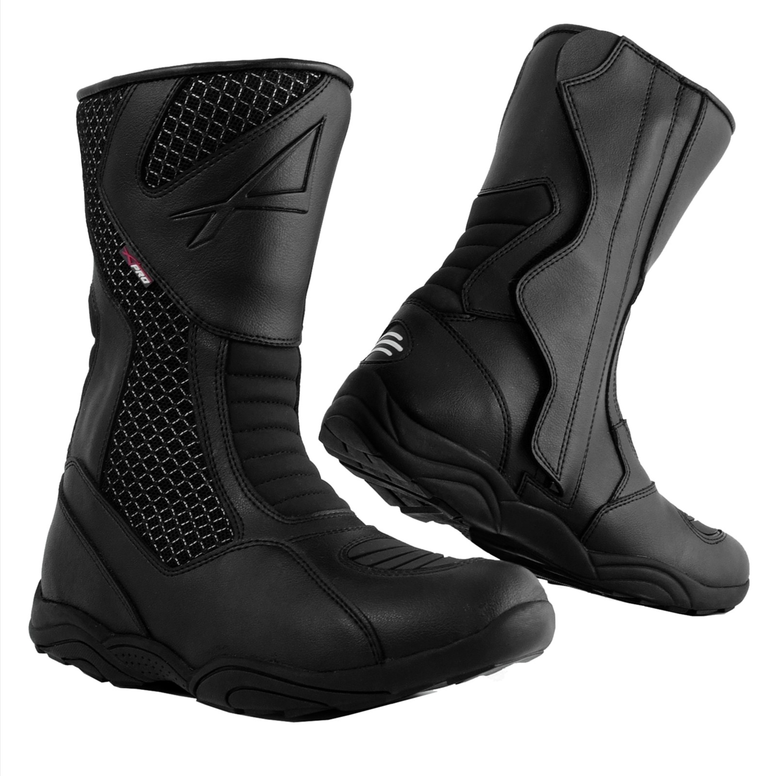 Stivali Stivaletti Moto Impermeabile Touring Turismo Strada Sport Maxi Scooter