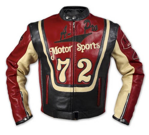 Giubbotto Pelle Vintage Giacca Moto Tessuto Vintage Abbigliamento