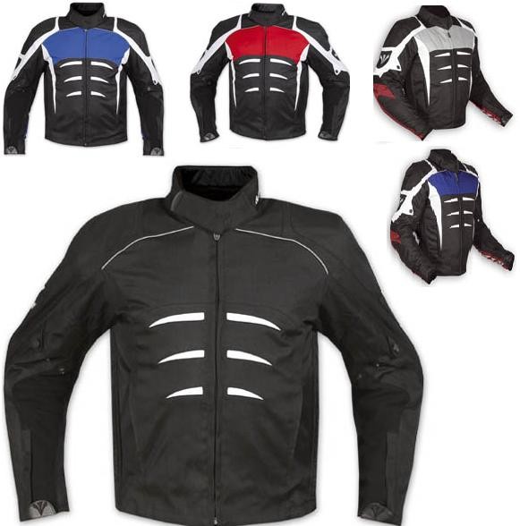 Giacca Sportiva Moto Tessuto Sfoderabile Gilet Termico Protezioni Omologate