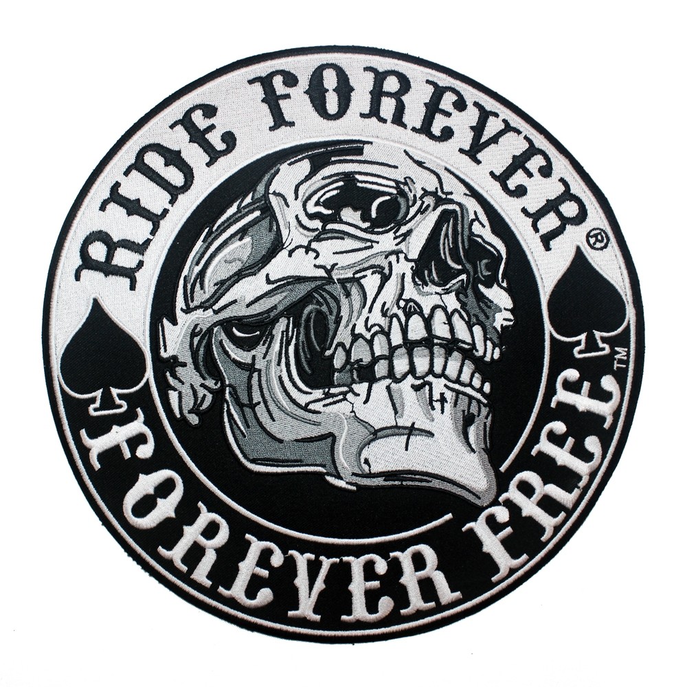 Patch-Toppa-Motorcycle-Skull-Black-White-Sonic-Moto-A-Pro