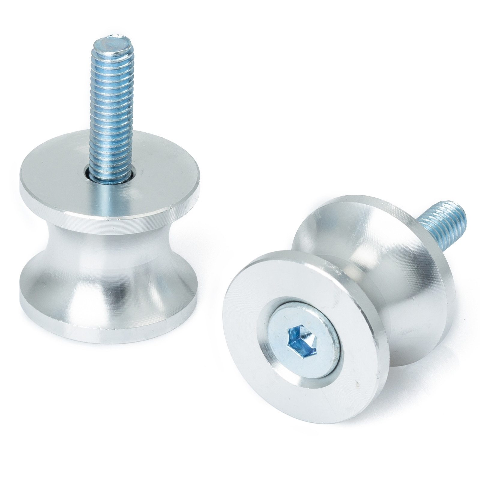 Coppia Supporti Cavalletto Accessori Alzamoto Nottolini Moto Vite M 0 6 Cromo