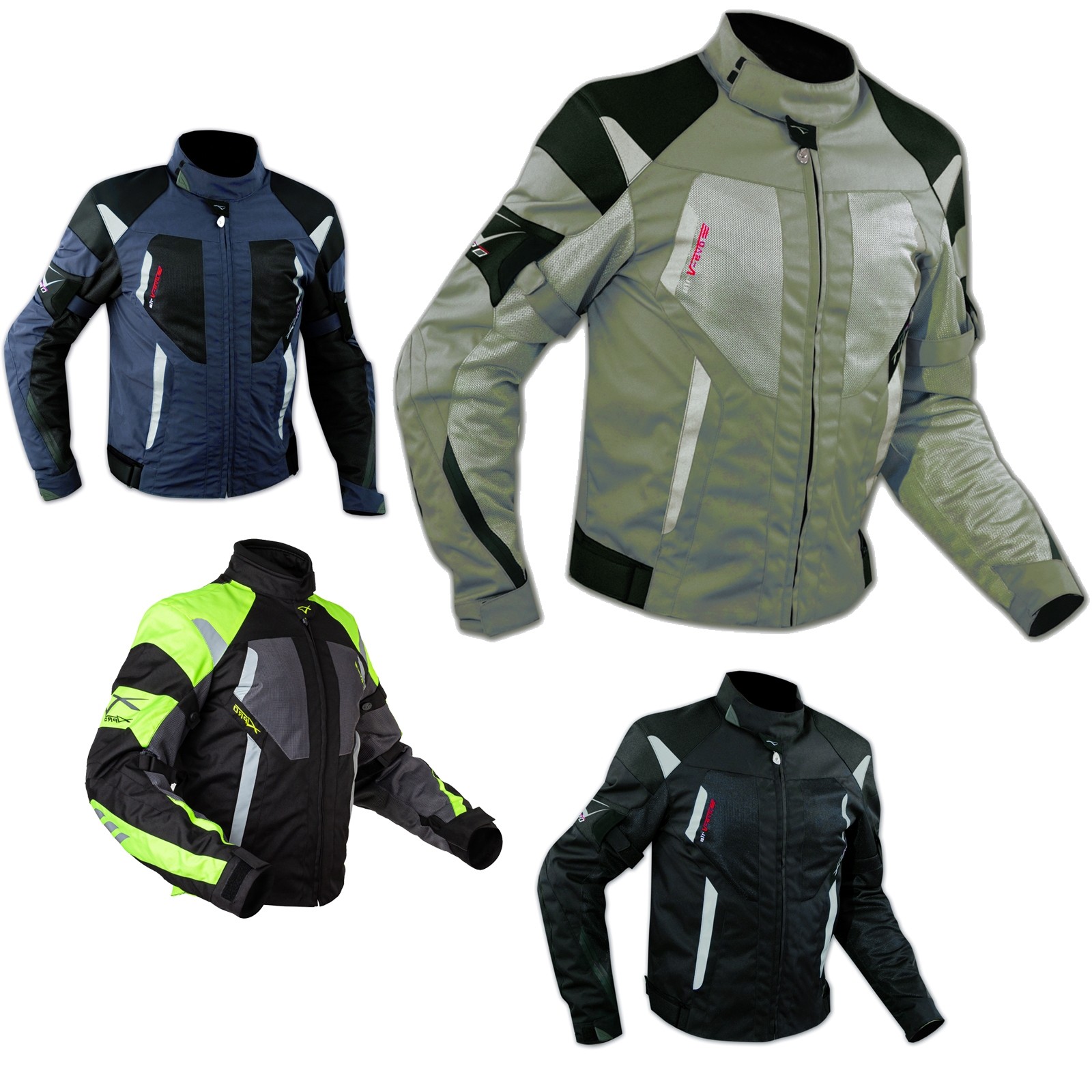 Abbigliamento Moto e Accessori - Giacca Moto Tessuto Cordura Mesh Rete  Estiva Traforata Protezioni CE Omologate