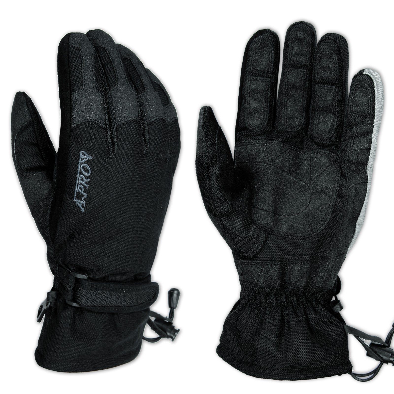 Guanto Impermeabile invernale Moto Scooter Imbottito Termico Cordura Tessuto