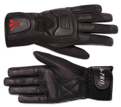 Guanto Traspirante Mesh Pelle Mezza Stagione Città Scooter Moto Custom Touring