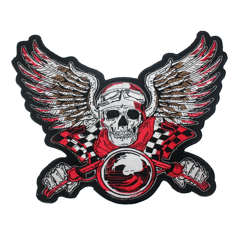 Patch-Toppa-Motorcycle-Teschio-alato-Motociclista-Sonic-Moto-A-Pro