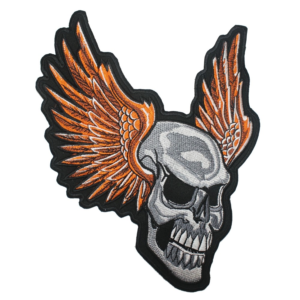 Patch-Toppa-Motorcycle-Teschio-Black-White-Sonic-Moto-A-Pro