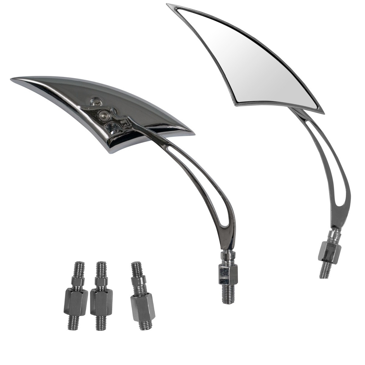 SR-4017 A-PRO specchietti cromati moto sonicmotoshop