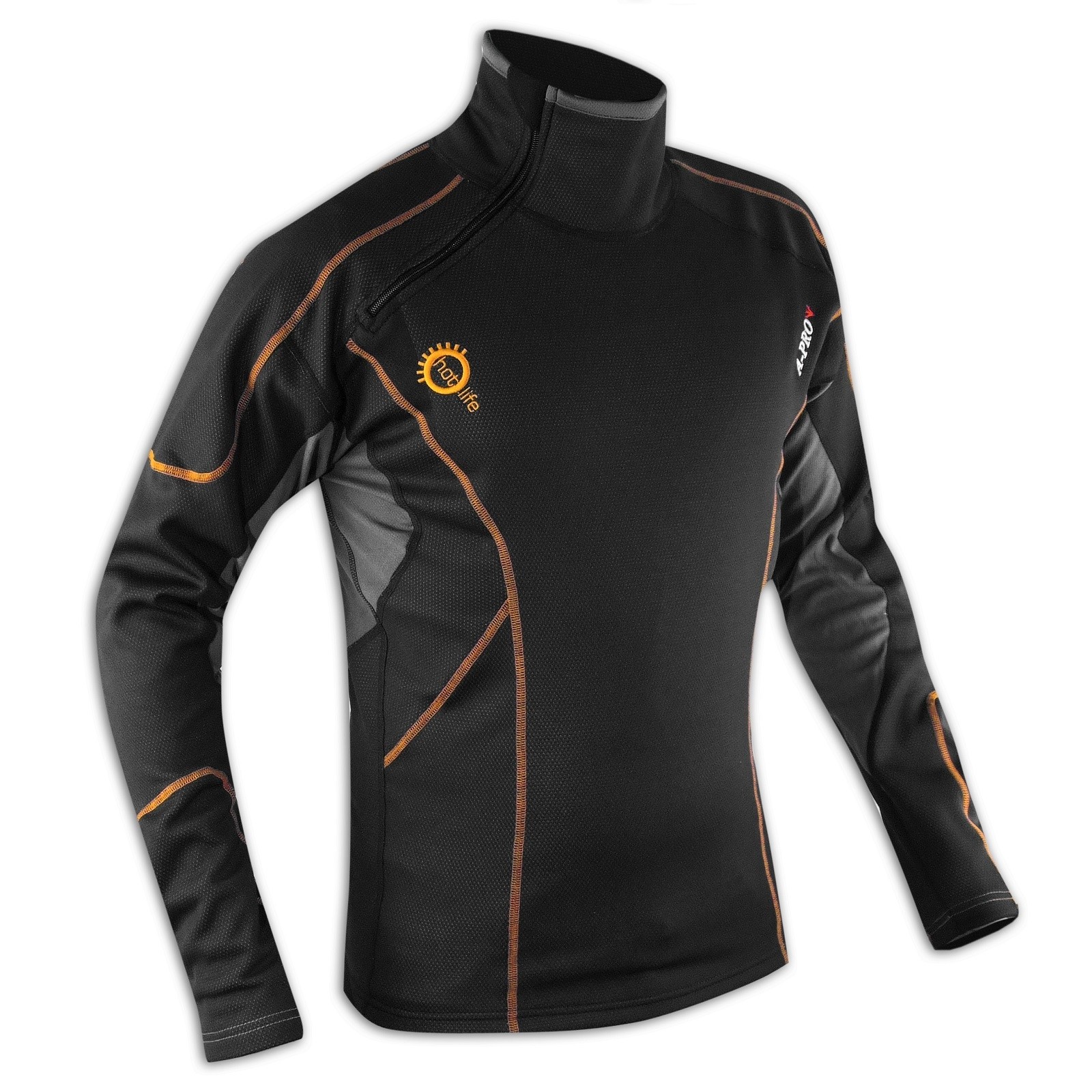 Abbigliamento Moto e Accessori Maglia Termica Sottotuta Moto Intimo Tecnico Sci Invernale Wind Stopper Uomo