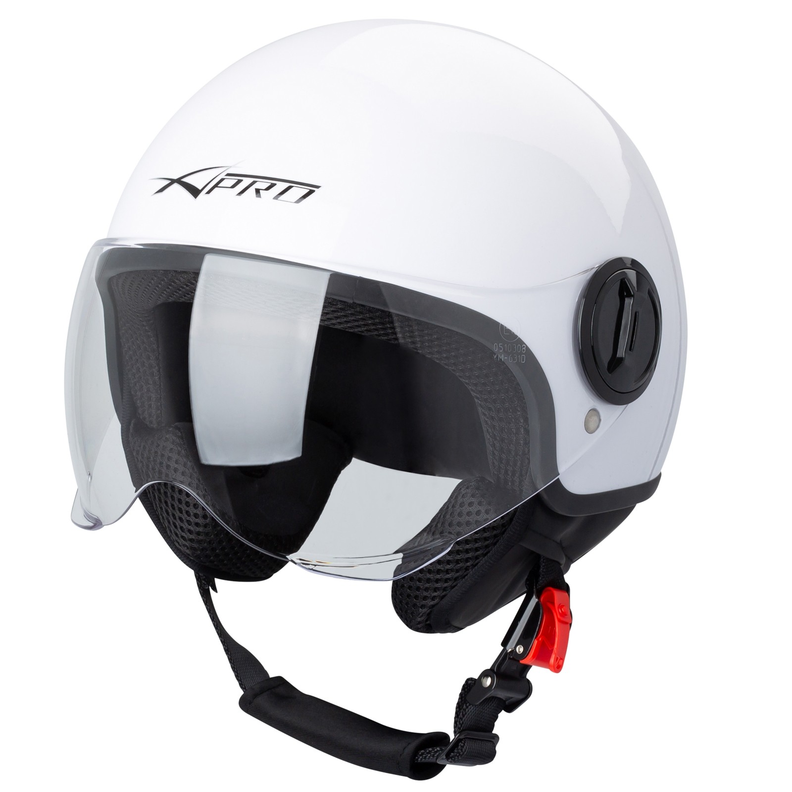 Casco Jet Demi Urban Moto ECE 22-06 Avio Sferica SonicMoto Bianco