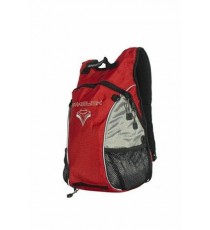 Zaino Moto Zainetto Portacasco Custom Quad Off Road Sccoter Enduro Bici Rosso