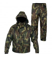 Tuta Antipioggia Completo Impermeabile Uomo Donna Cappuccio Verde