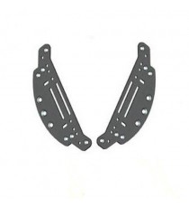 Adattatore Baule Universale Piastra Bauletto Moto Scooter Givi Kappa Shad Nero