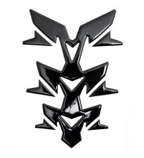 A-Pro Paraserbatoio Tank Pad Moto 3D Sticker Protettore Adesivo Universale Nero