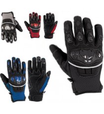 Guanto Tessuto Moto Protezione Nocche Estivo Tessuto Mesh Traforato Estivo