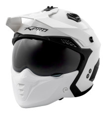 ALIEN Crossover Jet Helmet Convertible White