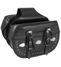 Borse Moto Borsoni Laterali Bisacce Rigide Fissaggio Sella Universali Nero