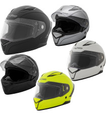 Casco Integrale Moto Scooter Visierino Anti Graffio Touring 