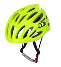 Casco Bici Ciclismo Regolabile Bike MTB Corsa Strada Mountain Bicicletta Fluo