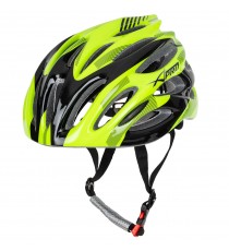 Casco Bici Mountain Ciclismo MTB Bicicletta Strada Leggero Regolabile Fluo Nero