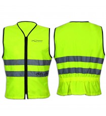 Gilet Alta Visibilita' Cartarinfrangnete Giallo Omologato Moto Auto Sicurezza