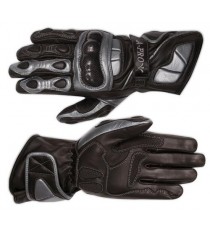 Guanto Pista Stradale Race Sport Racing Pelle Protezioni Carbonio Argento